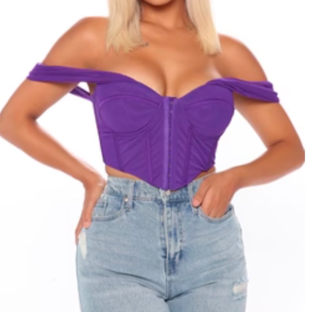 Mesh Corset Top